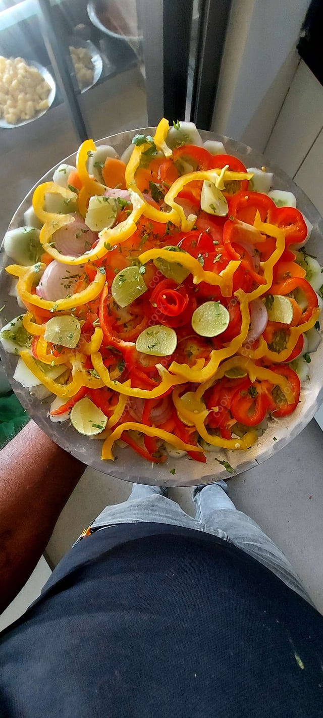 Delicious Salad, Papad prepared by COOX