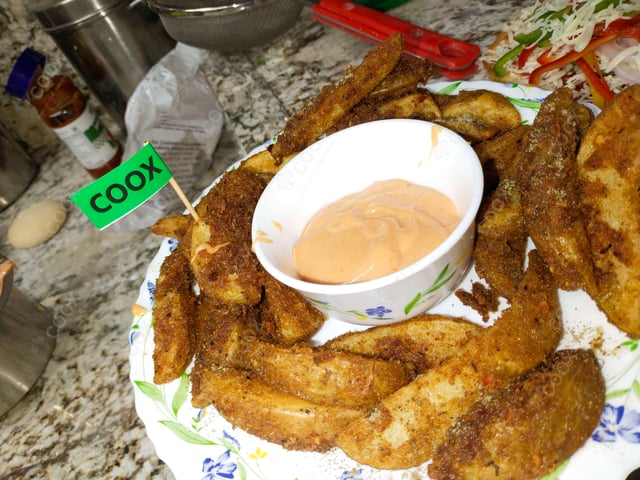 Delicious Potato Wedges prepared by COOX