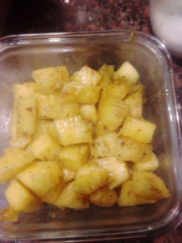 Delicious Pan Fried Pineapple prepared by COOX