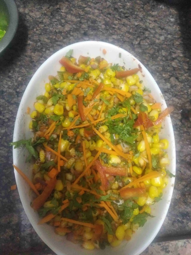 Delicious Corn Chaat prepared by COOX