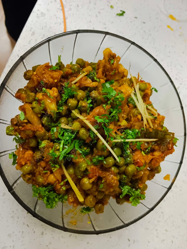 Delicious Gobhi Matar prepared by COOX