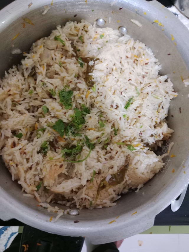 Delicious Jeera Rice prepared by COOX