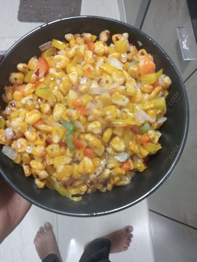 Delicious Crispy Fried Corn prepared by COOX