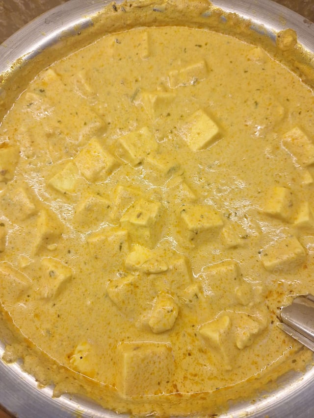 Delicious Paneer Lababdar prepared by COOX