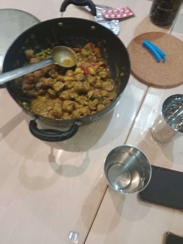 Delicious Matar Soyabean prepared by COOX