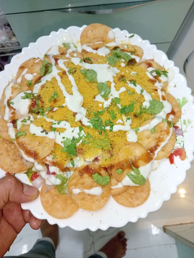 Delicious Papdi Chaat prepared by COOX