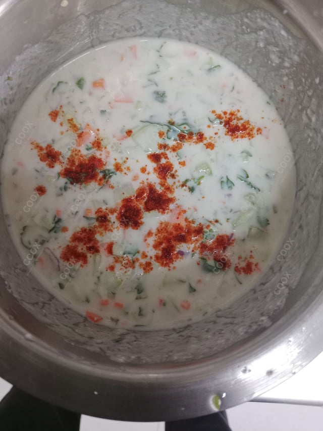 Delicious Mix Veg Raita prepared by COOX