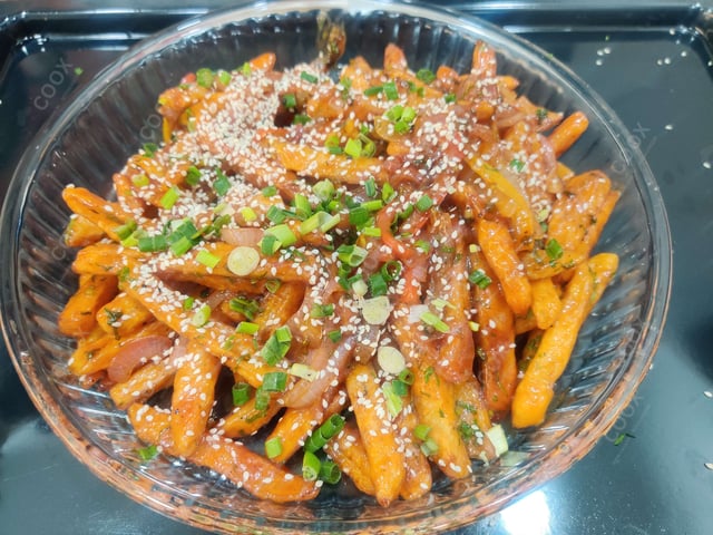 Delicious Honey Chilli Potato prepared by COOX