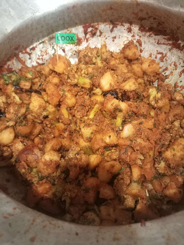 Delicious Aloo Gobhi prepared by COOX