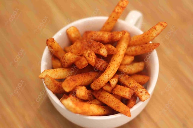 Delicious Peri Peri Fries prepared by COOX