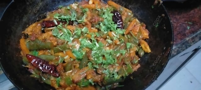 Delicious Veg Jalfrezi prepared by COOX