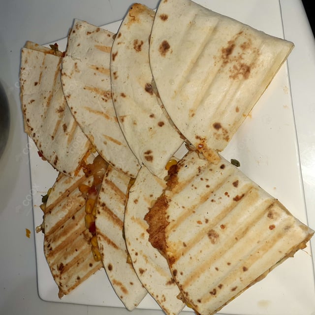 Delicious Veg Quesadillas prepared by COOX