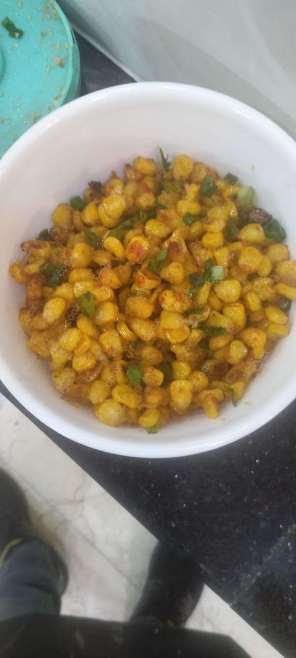 Delicious Corn Chaat prepared by COOX