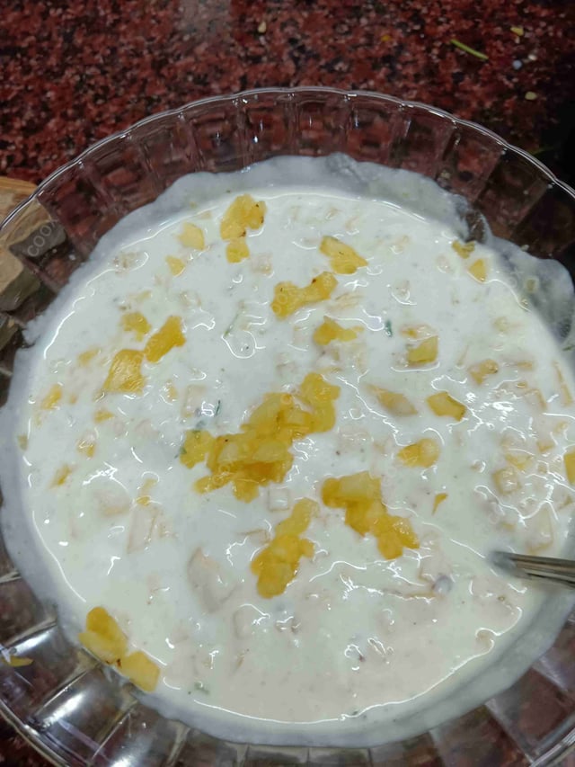 Delicious Pineapple Raita prepared by COOX