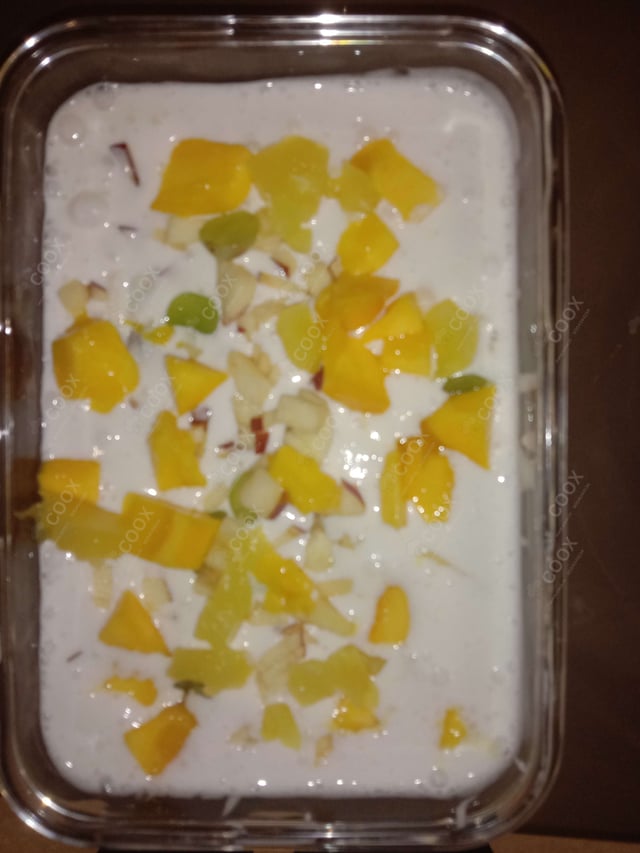 Delicious Fruit Cream prepared by COOX