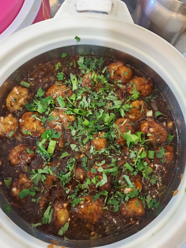 Delicious Veg Manchurian (Dry) prepared by COOX