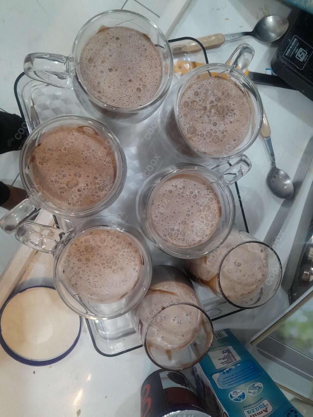 Delicious Chocolate Milkshake prepared by COOX