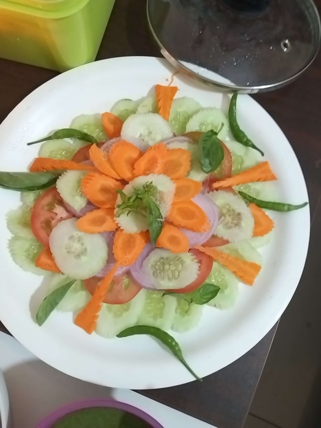 Delicious Salad, Papad prepared by COOX