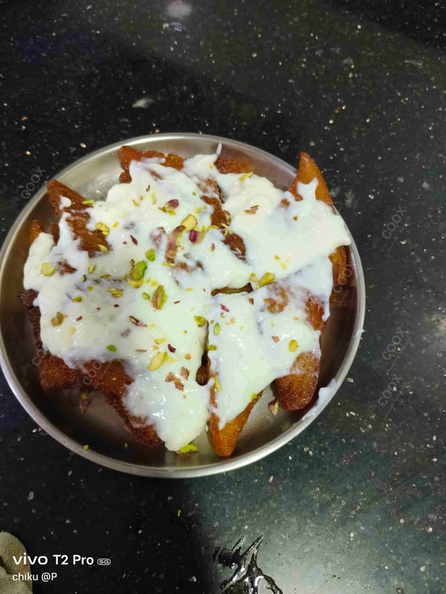 Delicious Shahi Tukda prepared by COOX