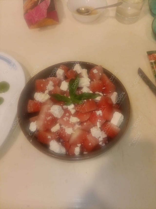 Delicious Watermelon Feta Salad prepared by COOX