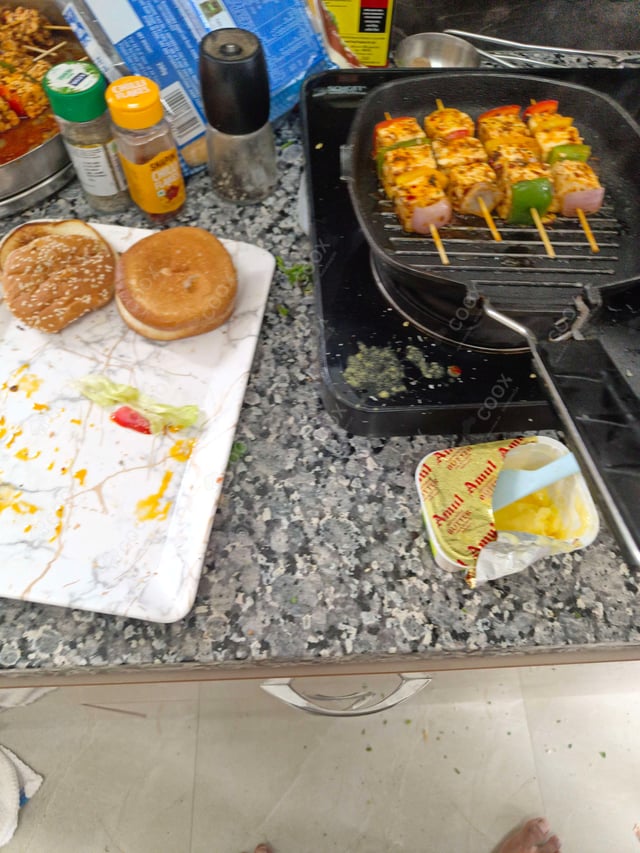 Delicious Paneer Shashlik prepared by COOX