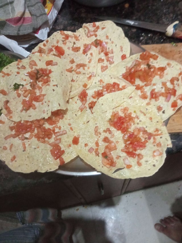 Delicious Masala Papad prepared by COOX