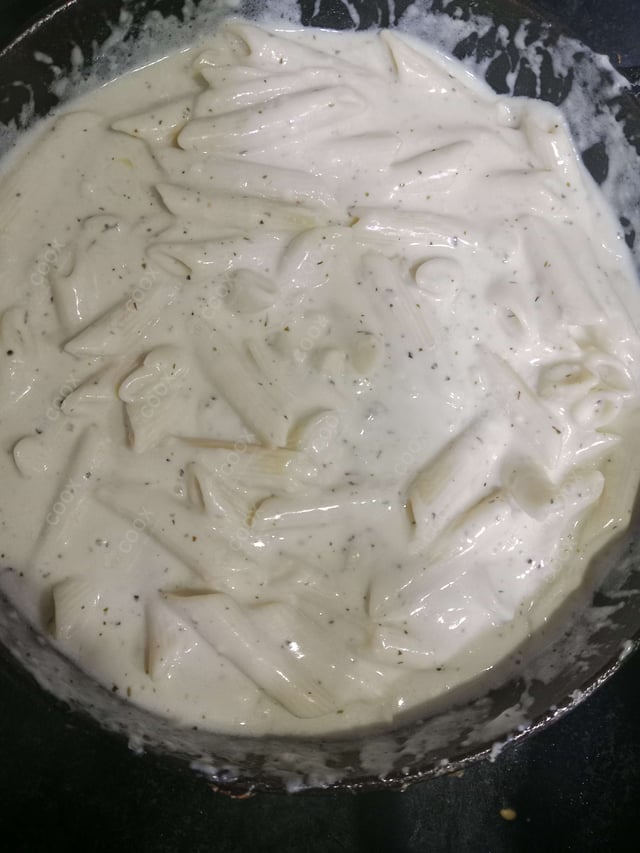 Delicious Pasta in White Sauce prepared by COOX