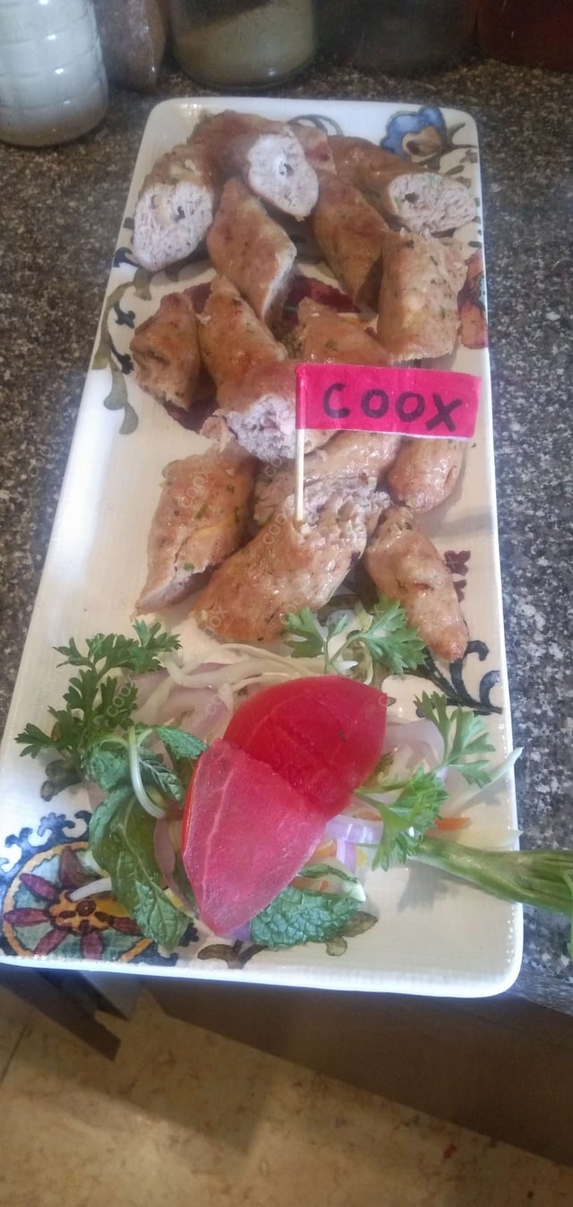 Delicious Chicken Seekh Kebab prepared by COOX