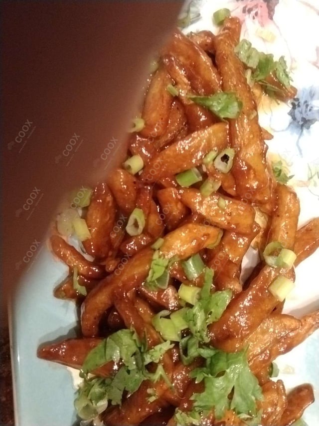 Delicious Honey Chilli Potato prepared by COOX