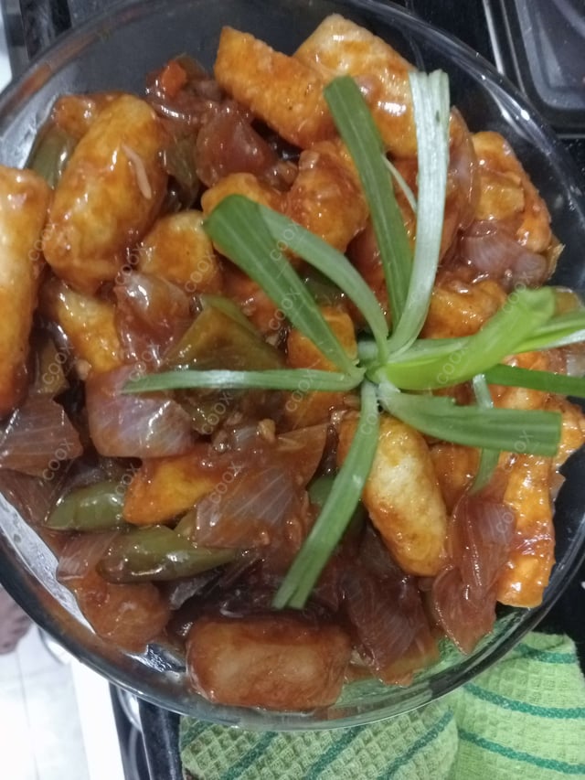 Delicious Chilli Paneer (Gravy) prepared by COOX