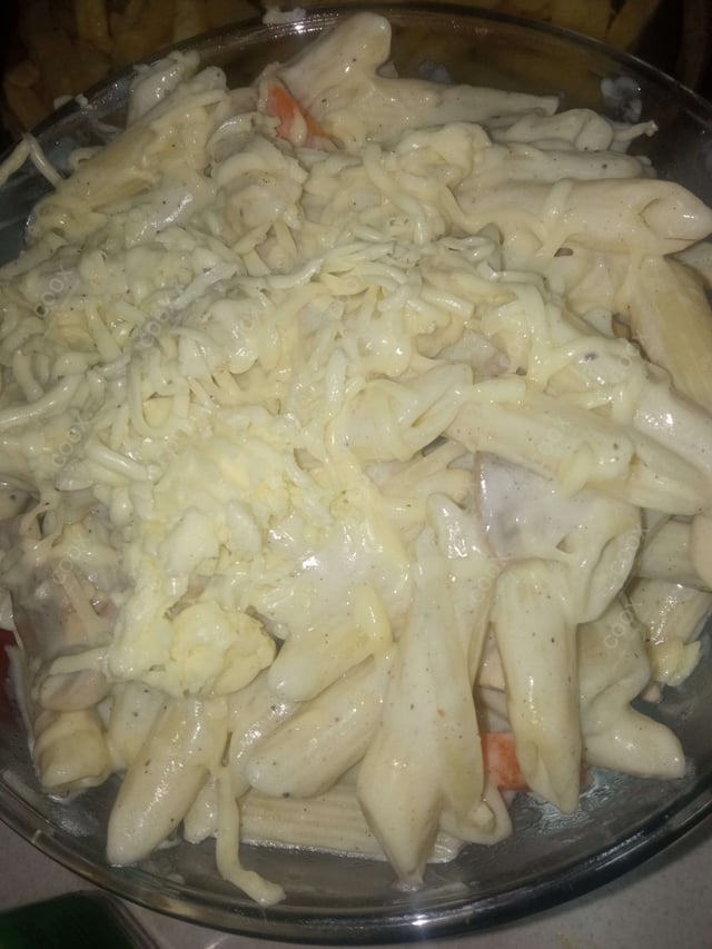 Delicious Pasta in White Sauce prepared by COOX