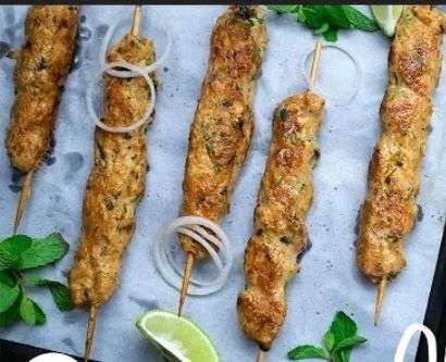 Delicious Chicken Seekh Kebab prepared by COOX