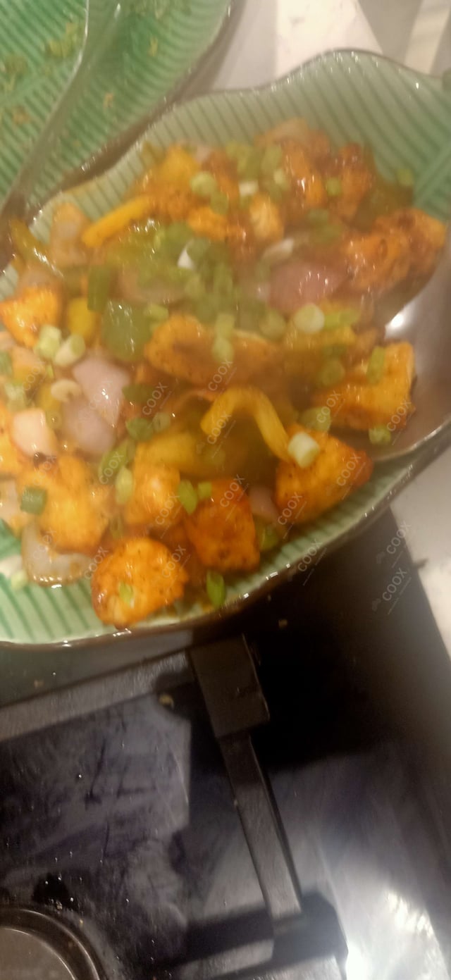 Delicious Chilli Paneer (Dry) prepared by COOX