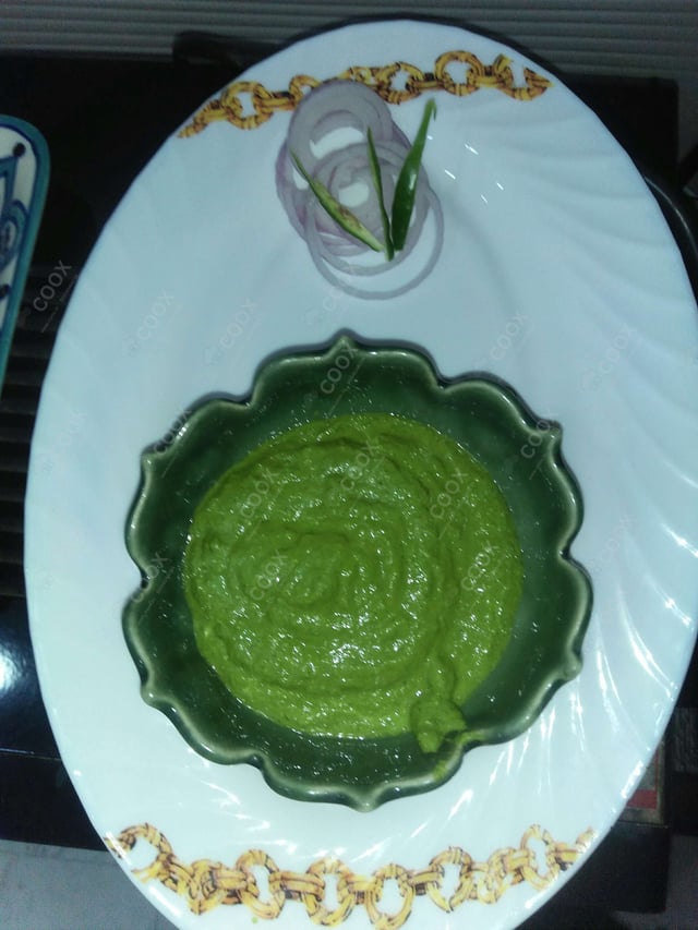 Delicious Green Chutney prepared by COOX