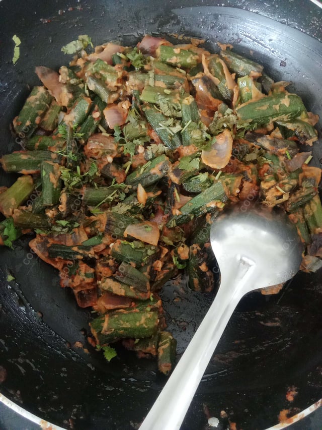 Delicious Bhindi do Pyaza prepared by COOX