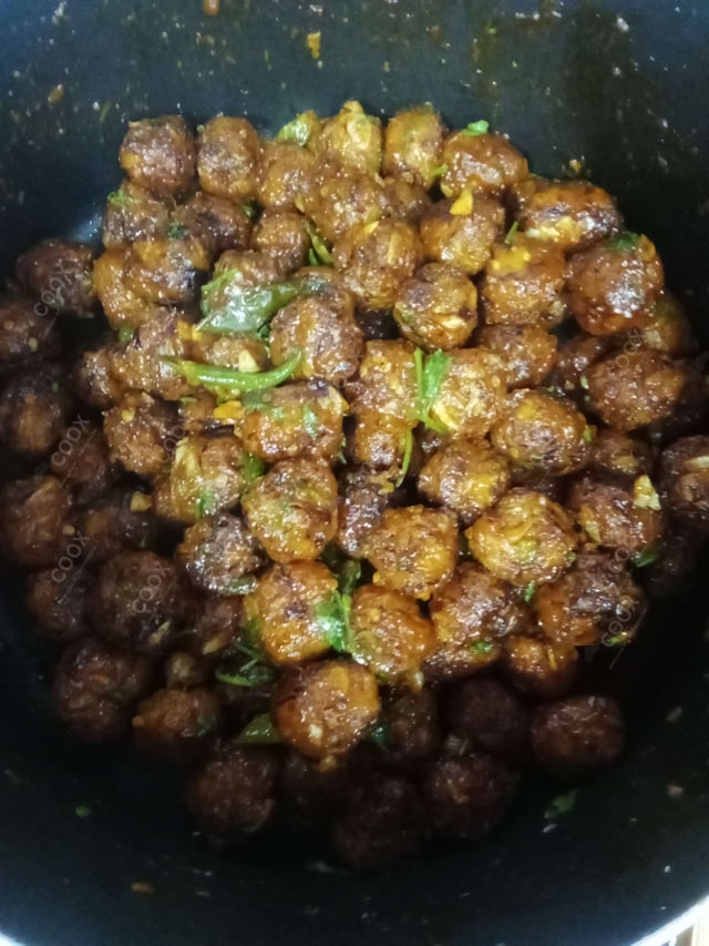 Delicious Veg Manchurian (Dry) prepared by COOX