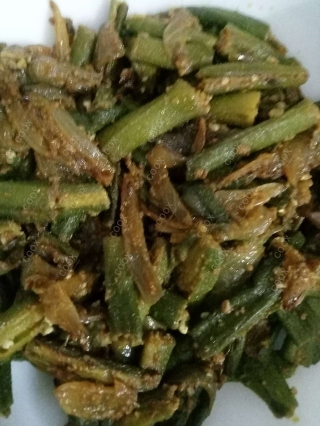 Delicious Bhindi do Pyaza prepared by COOX