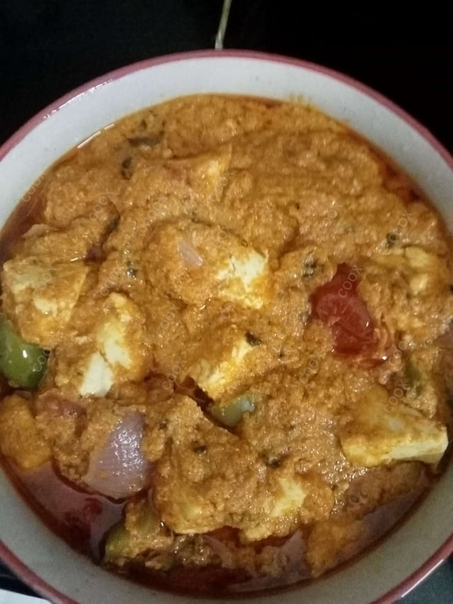 Delicious Kadhai Paneer prepared by COOX