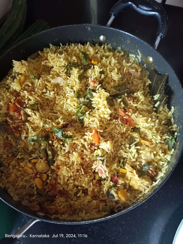 Delicious Veg Pulao prepared by COOX