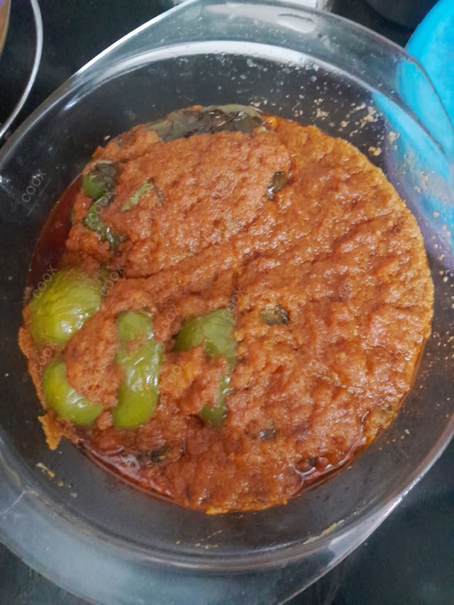 Delicious Bharwa Shimla Mirch prepared by COOX