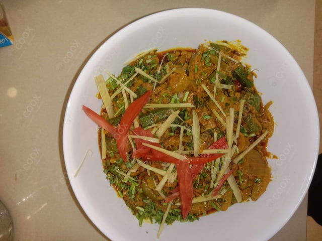 Delicious Bhindi do Pyaza prepared by COOX