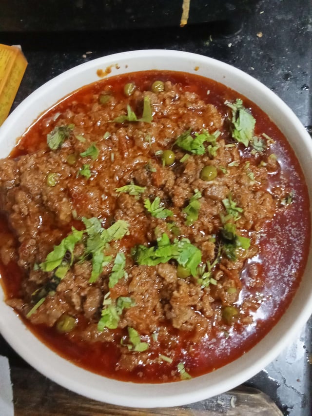 Delicious Keema Pav prepared by COOX