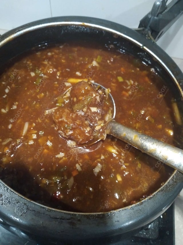 Delicious Veg Manchurian (Gravy) prepared by COOX