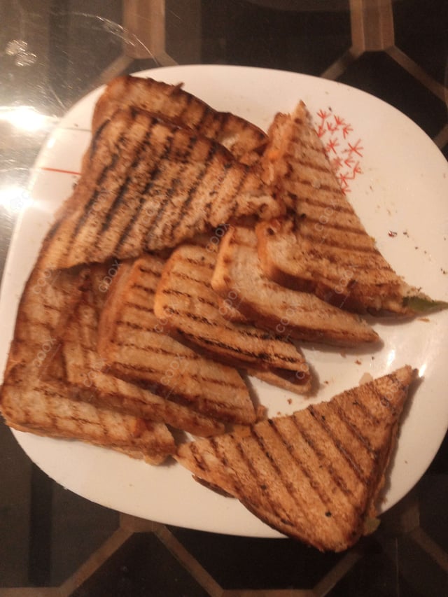 Delicious Veg Grilled Sandwiches prepared by COOX