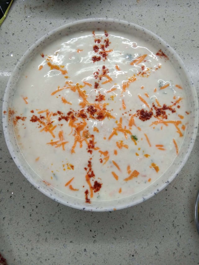 Delicious Mix Veg Raita prepared by COOX