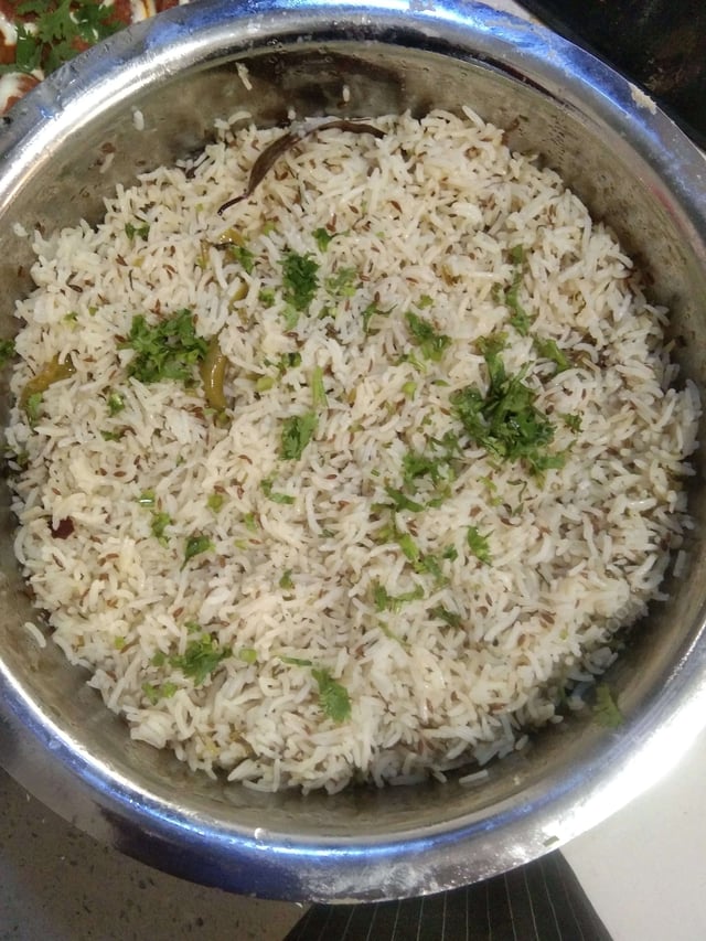 Delicious Jeera Rice prepared by COOX