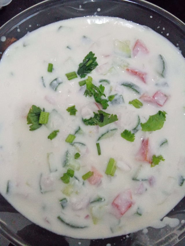 Delicious Mix Veg Raita prepared by COOX