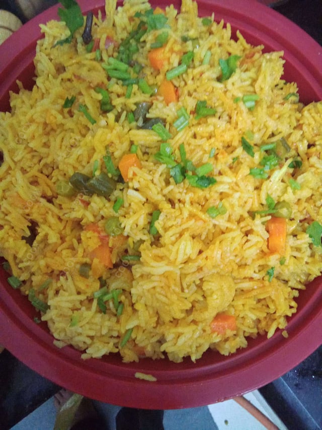 Delicious Veg Biryani prepared by COOX