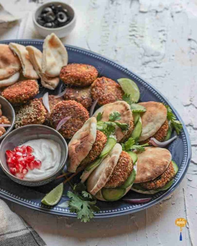 Delicious Falafel Pockets prepared by COOX