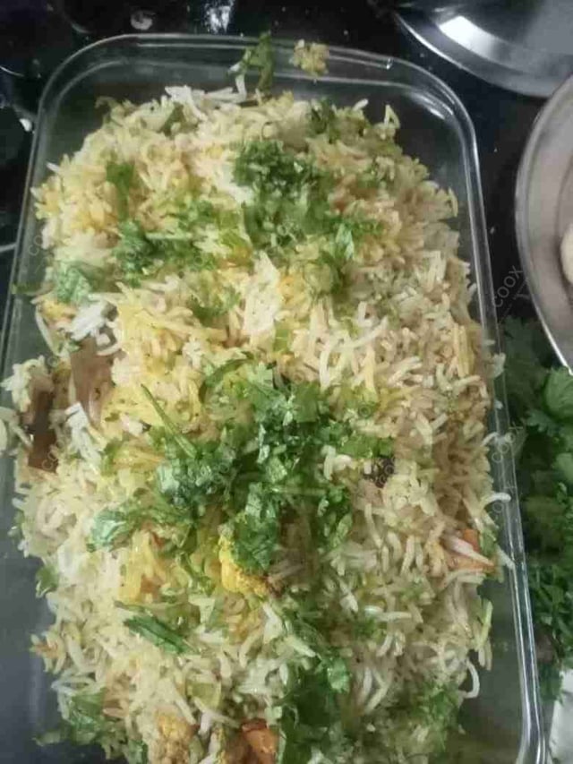 Delicious Veg Biryani prepared by COOX